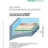 Schéma podlahového souvrství - Cementová litá pěna Poriment a litý potěr plovoucí (na klenbě) Schéma podlahového souvrství - Cementová litá pěna Poriment a litý potěr plovoucí (na klenbě)