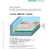 Schéma podlahového souvrství: Litý potěr Cemflow - vytápěný Schéma podlahového souvrství: Litý potěr Cemflow - vytápěný